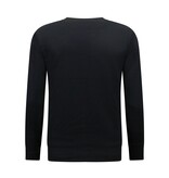 True Rise Herentrui ICON - Heren Sweater - Zwart