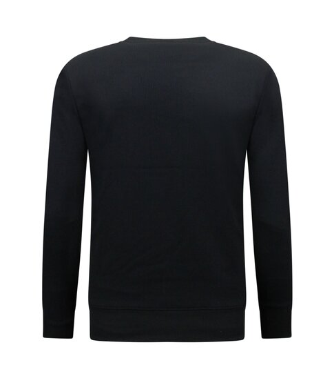 True Rise Herentrui ICON - Heren Sweater - Zwart