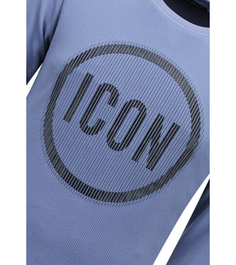 True Rise Mannen Sweater ICON - Heren Trui - Blauw