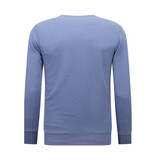 True Rise Mannen Sweater ICON - Heren Trui - Blauw