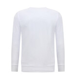 True Rise Heren Sweater ICON - Mannen Trui - Wit