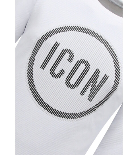 True Rise Heren Sweater ICON - Mannen Trui - Wit