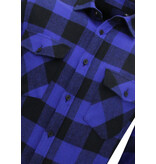 LF Flanel Overhemd Heren - Houthakkersblouse Heren - Blauw