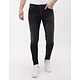 Jeans met Scheuren Heren Slim Fit - MM-S-109 - Zwart