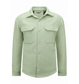 ENOS Heren Overshirt met Zakken - 501NW - Licht Groen