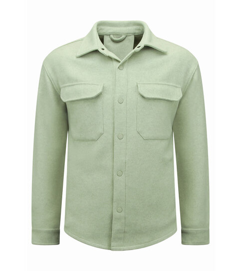 ENOS Heren Overshirt met Zakken - 501NW - Licht Groen