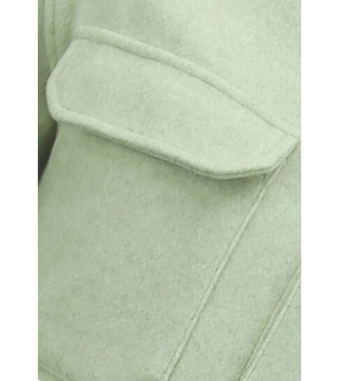 ENOS Heren Overshirt met Zakken - 501NW - Licht Groen