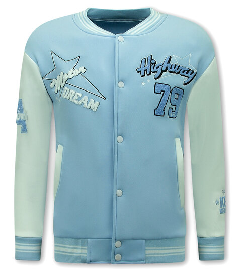 ENOS Baseball Vest Heren - College  Vest - 903 - Blauw