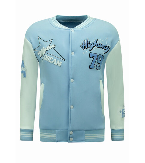 ENOS Baseball Vest Heren - College  Vest - 903 - Blauw