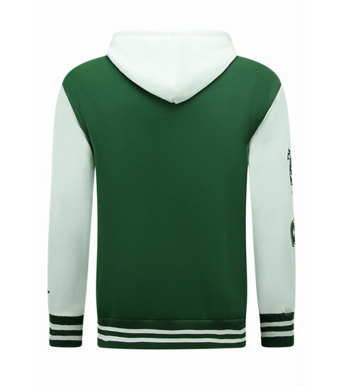 ENOS Baseball vest met Capuchon - 905 - Groen