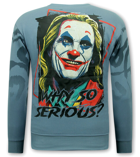 True Rise Trui Heren - Heren Sweater Joker - Blauw