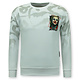 Mannen Trui - Heren Sweater Joker - Wit