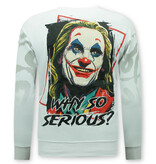 TopStar Mannen Trui - Heren Sweater Joker - Wit