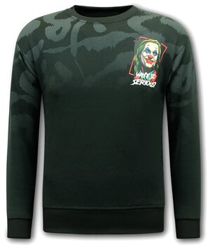 True Rise Truien Heren Volwassenen - Heren Sweater Joker - Zwart