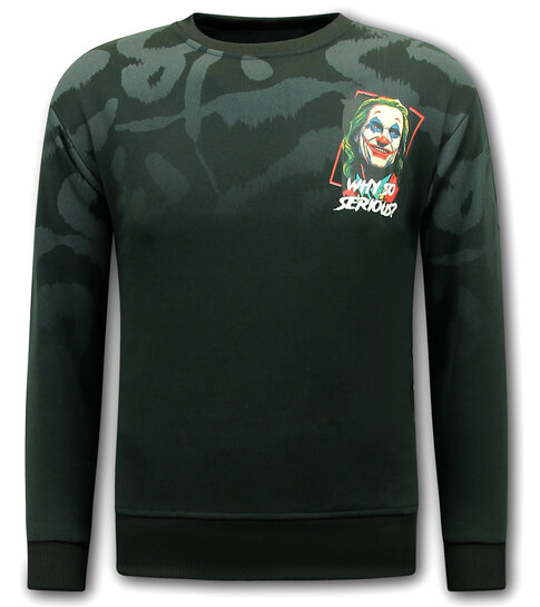 True Rise Truien Heren Volwassenen - Heren Sweater Joker - Zwart