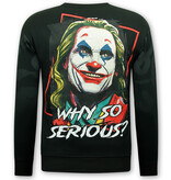 True Rise Truien Heren Volwassenen - Heren Sweater Joker - Zwart