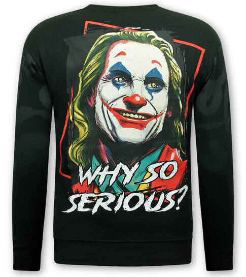 True Rise Truien Heren Volwassenen - Heren Sweater Joker - Zwart