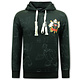 Heren Hoodie met Capuchon - Popeye - Zwart
