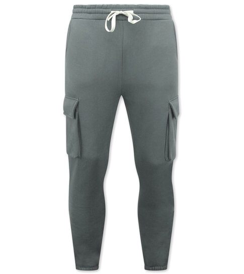True Rise Huispak Heren Volwassenen  -  Oversized Joggingpak - Dik Geweven - Antraciet
