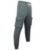 True Rise Huispak Heren Volwassenen  -  Oversized Joggingpak - Dik Geweven - Antraciet