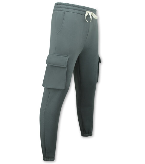 True Rise Huispak Heren Volwassenen  -  Oversized Joggingpak - Dik Geweven - Antraciet