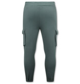 True Rise Huispak Heren Volwassenen  -  Oversized Joggingpak - Dik Geweven - Antraciet