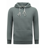 True Rise Huispak Heren Volwassenen  -  Oversized Joggingpak - Dik Geweven - Antraciet