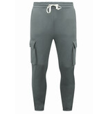 True Rise Huispak Heren Volwassenen  -  Oversized Joggingpak - Dik Geweven - Antraciet