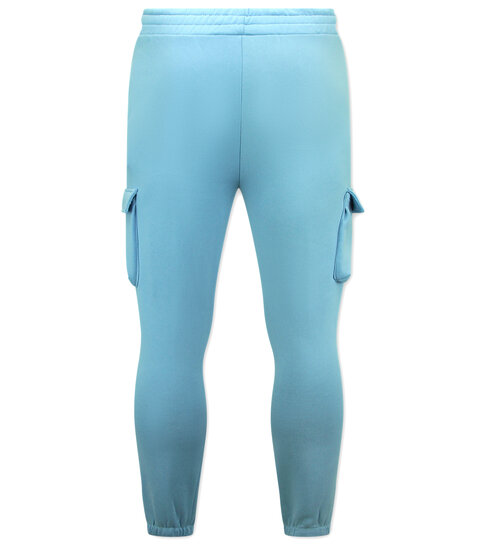 True Rise Joggingpak Heren Volwassenen  -  Oversized Huispak - Dik Geweven - Blauw