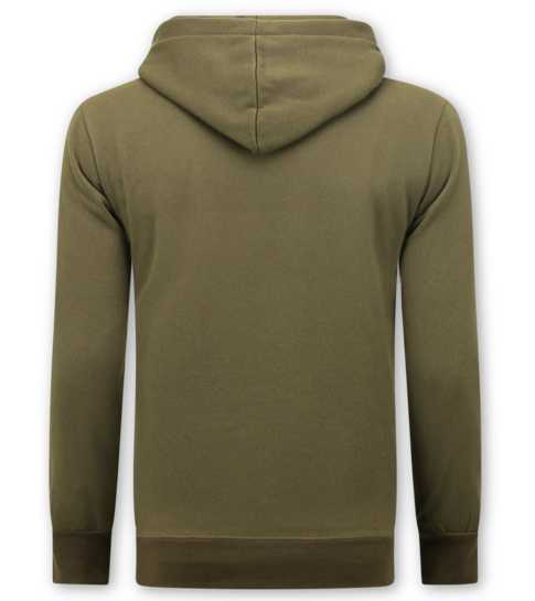 True Rise Heren Trainingspakken Volwassenen - Oversized joggingpak - Dik Geweven - Bruin