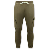 True Rise Heren Trainingspakken Volwassenen - Oversized joggingpak - Dik Geweven - Bruin