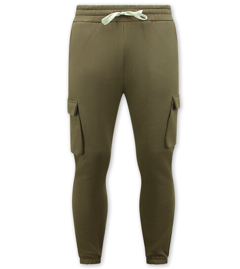 True Rise Heren Trainingspakken Volwassenen - Oversized joggingpak - Dik Geweven - Bruin