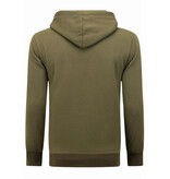 True Rise Heren Trainingspakken Volwassenen - Oversized joggingpak - Dik Geweven - Bruin