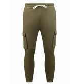True Rise Heren Trainingspakken Volwassenen - Oversized joggingpak - Dik Geweven - Bruin