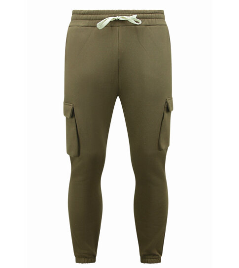 True Rise Heren Trainingspakken Volwassenen - Oversized joggingpak - Dik Geweven - Bruin