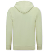 True Rise Tracksuit Heren - Oversized Joggingpak - Dik Geweven - Geel