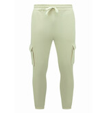 True Rise Tracksuit Heren - Oversized Joggingpak - Dik Geweven - Geel
