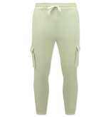 True Rise Tracksuit Heren - Oversized Joggingpak - Dik Geweven - Geel