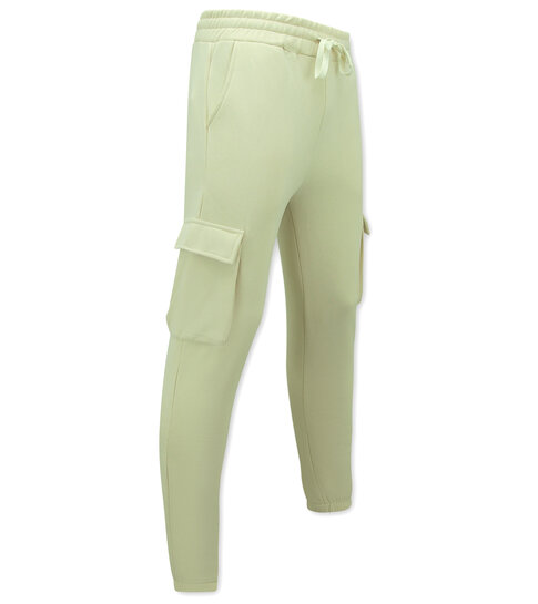 True Rise Tracksuit Heren - Oversized Joggingpak - Dik Geweven - Geel