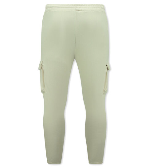 True Rise Tracksuit Heren - Oversized Joggingpak - Dik Geweven - Geel