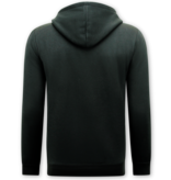 True Rise Joggingspak Heren - Oversized Huispak - Dik Geweven - Zwart