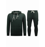 True Rise Joggingspak Heren - Oversized Huispak - Dik Geweven - Zwart