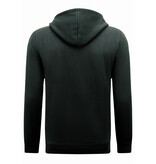 True Rise Joggingspak Heren - Oversized Huispak - Dik Geweven - Zwart