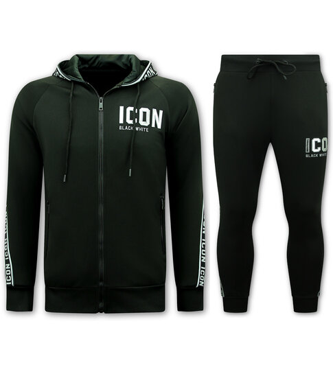 TopStar Heren Trainingspak ICON - Joggingpak Heren - 3551 - Zwart