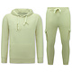 Tracksuit Heren - Oversized Joggingpak - Dik Geweven - Geel