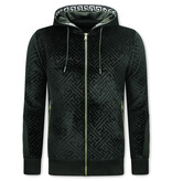 True Rise Joggingpak voor Heren - Teddy Huispak - 1117 - Zwart