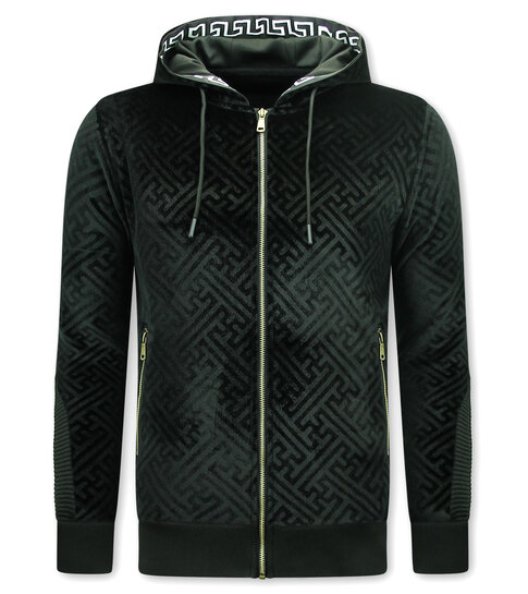 True Rise Joggingpak voor Heren - Teddy Huispak - 1117 - Zwart