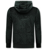 True Rise Joggingpak voor Heren - Teddy Huispak - 1117 - Zwart