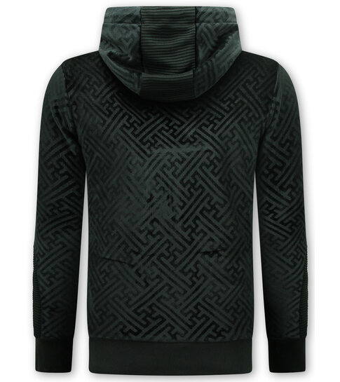 True Rise Joggingpak voor Heren - Teddy Huispak - 1117 - Zwart