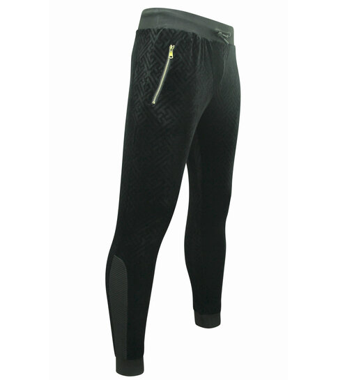 True Rise Joggingpak voor Heren - Teddy Huispak - 1117 - Zwart